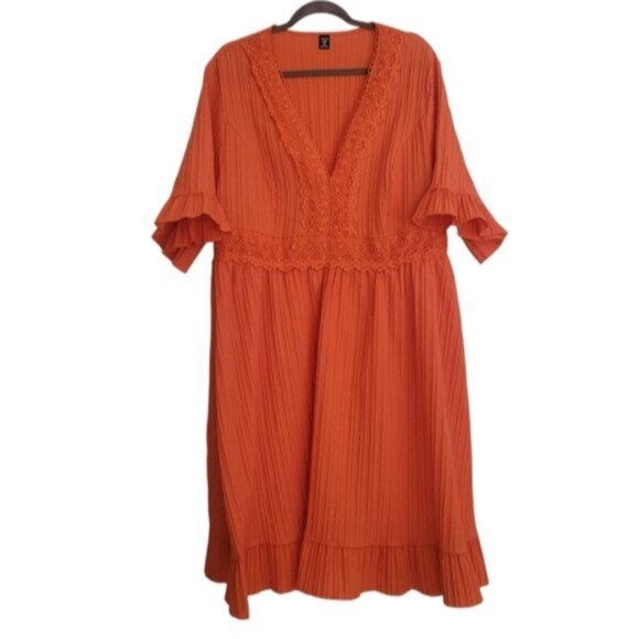 SHEIN Orange Dress - Picture 1 of 6